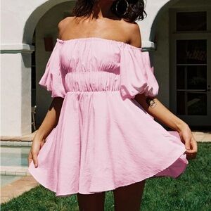 Princess Polly Pink ruffle dress!💅